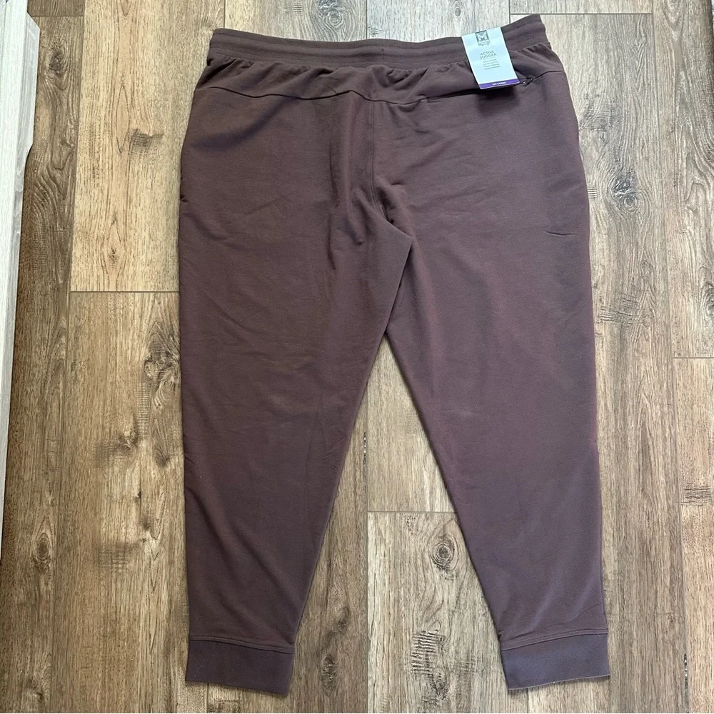 Women’s Active Jogger Pants, Brown,‎ Moisture Wicking, Plus Size, XXL